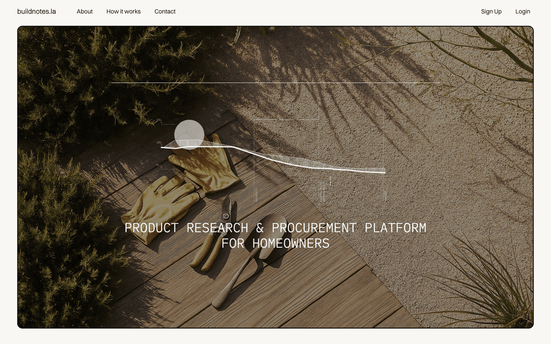 Buildnotes primary screenshot