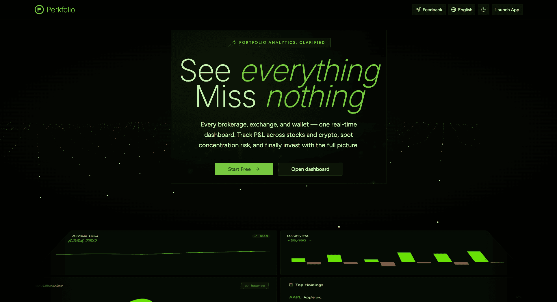 Perkfolio primary screenshot